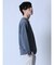 ふくれジャガード フェイクキーネック長袖Tシャツ