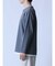ふくれジャガード フェイクキーネック長袖Tシャツ