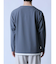 ふくれジャガード フェイクキーネック長袖Tシャツ