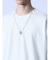 ネックレス付き クルーネック半袖Tシャツ