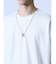 ネックレス付き クルーネック半袖Tシャツ