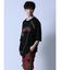 SD×PSYCHONATION チェーン付き スパイダー クルー半袖Tシャツ