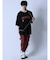 SD×PSYCHONATION チェーン付き スパイダー クルー半袖Tシャツ
