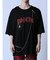 SD×PSYCHONATION チェーン付き スパイダー クルー半袖Tシャツ
