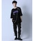 SD×PSYCHONATION チェーン付き スパイダー クルー半袖Tシャツ