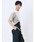 斜め切替 クルーネック半袖Tシャツ
