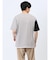 斜め切替 クルーネック半袖Tシャツ