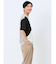 斜め切替 クルーネック半袖Tシャツ