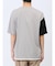 斜め切替 クルーネック半袖Tシャツ