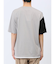 斜め切替 クルーネック半袖Tシャツ