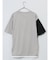 斜め切替 クルーネック半袖Tシャツ