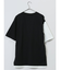 斜め切替 クルーネック半袖Tシャツ