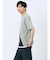 斜め切替 クルーネック半袖Tシャツ