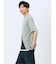 斜め切替 クルーネック半袖Tシャツ