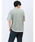 斜め切替 クルーネック半袖Tシャツ