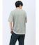 斜め切替 クルーネック半袖Tシャツ