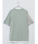 斜め切替 クルーネック半袖Tシャツ