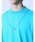 ネックレス付き クルーネック長袖Tシャツ