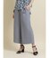 麻調合繊 ワイドパンツ(セットアップ可能)