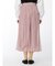 m.f.エディトリアル プラチナシフォン ギャザーロングスカート