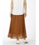 m.f.エディトリアル レース ロングフレアースカート