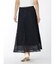 m.f.エディトリアル レース ロングフレアースカート