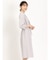 m.f.エディトリアル ダブルクロス セットアップ サックワンピース ライトグレー