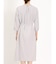 m.f.エディトリアル ダブルクロス セットアップ サックワンピース ライトグレー