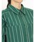 ストライプ柄 レギュラーカラー長袖ブラウス