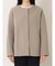 m.f.エディトリアル ECOウール ノーカラーショートコート