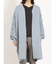 ウール混ミックスヤーン ゆるニットコート