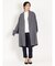 ウール混ミックスヤーン ゆるニットコート