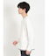 レーヨンナイロン フェイクレイヤード クルーネック長袖Tシャツ