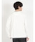 レーヨンナイロン フェイクレイヤード クルーネック長袖Tシャツ