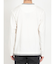 レーヨンナイロン フェイクレイヤード クルーネック長袖Tシャツ