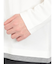 レーヨンナイロン フェイクレイヤード クルーネック長袖Tシャツ