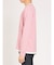 レーヨンナイロン フェイクレイヤード クルーネック長袖Tシャツ