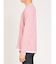 レーヨンナイロン フェイクレイヤード クルーネック長袖Tシャツ