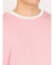 レーヨンナイロン フェイクレイヤード クルーネック長袖Tシャツ