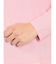 レーヨンナイロン フェイクレイヤード クルーネック長袖Tシャツ