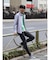 レーヨンナイロン フェイクレイヤード クルーネック長袖Tシャツ