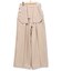 リネン風シャンブレー ワイドパンツ(セットアップ可能)