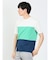 三段切替 クルーネック半袖Tシャツ