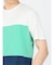 三段切替 クルーネック半袖Tシャツ
