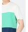 三段切替 クルーネック半袖Tシャツ