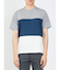 三段切替 クルーネック半袖Tシャツ