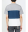 三段切替 クルーネック半袖Tシャツ