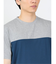 三段切替 クルーネック半袖Tシャツ