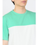 三段切替 クルーネック半袖Tシャツ