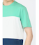 三段切替 クルーネック半袖Tシャツ